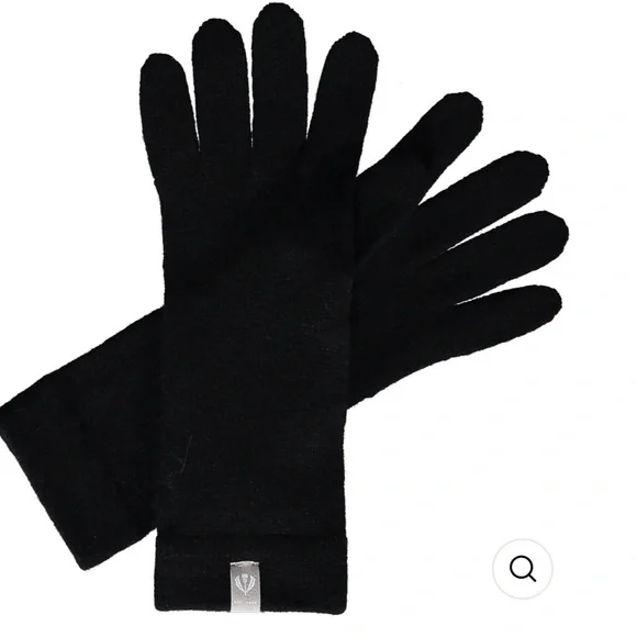 FRAAS 💯 Cashmere Black knit gloves one size never worn