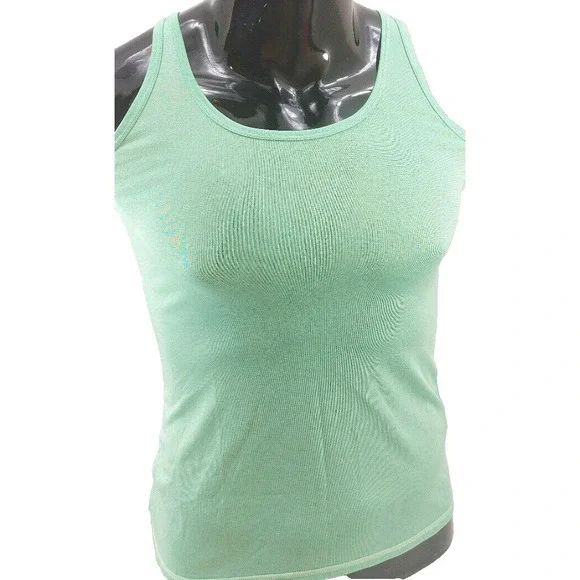 Fabletics Women Green Size XS/XXS AthleticTankTop Sport Stretch Moisture Wick