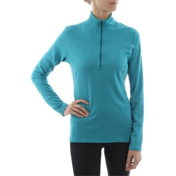 Patagonia Capilene 2 1/4 zip blue pullover small