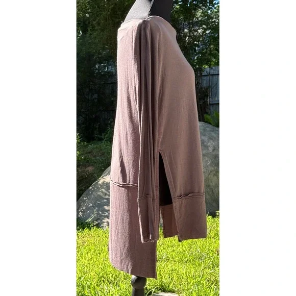 We The Free Free Arden Long Sleeve Slo Mauve Mediumuchy Tee