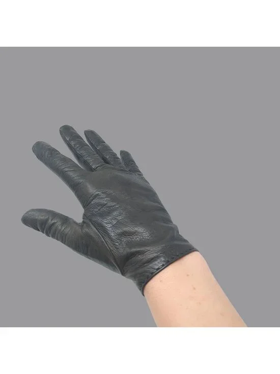 Vintage 60s Lionel Le Grand Brown Leather Gloves 7 Wrist Neiman Marcus