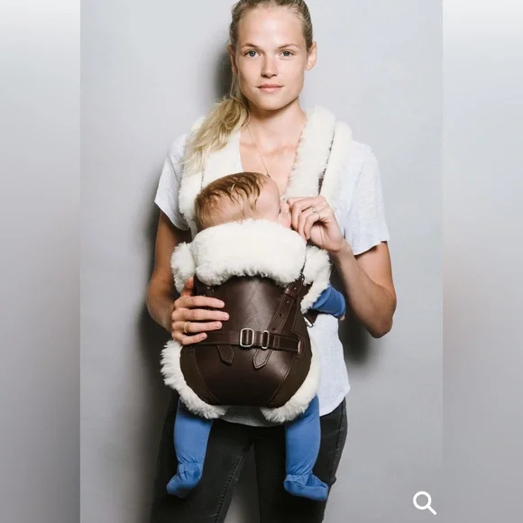 Bill Amberg London leather warm baby papoose