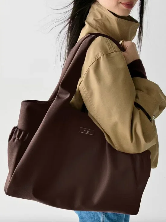 KATE SPADE Carter Nylon Large Baby Bag Brown
