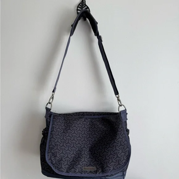 Time‎ & Leslie diaper bag stylish Navy Blue Women's Bag