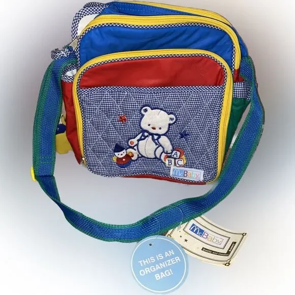 NWT McDonalds Vintage RARE McBaby Bear Insulated Small Crossbody Diaper Bag