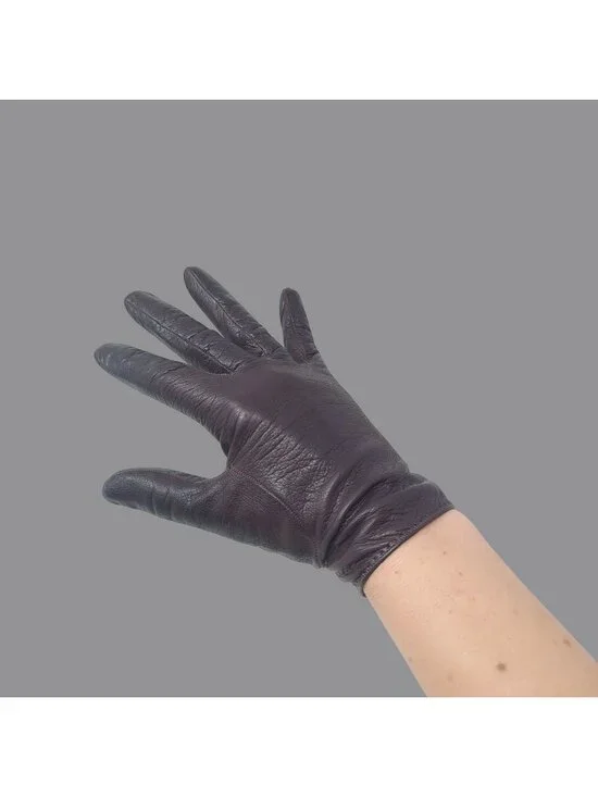 Vintage 60s Roger Fare Brown Gloves 7 Wrist Leather Neiman Marcus