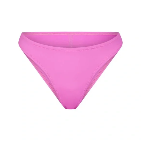 Signature Swim Mid Coverage Bottom - Neon Orchid