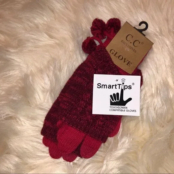 C.C exclusives women’s smart tip gloves NWT