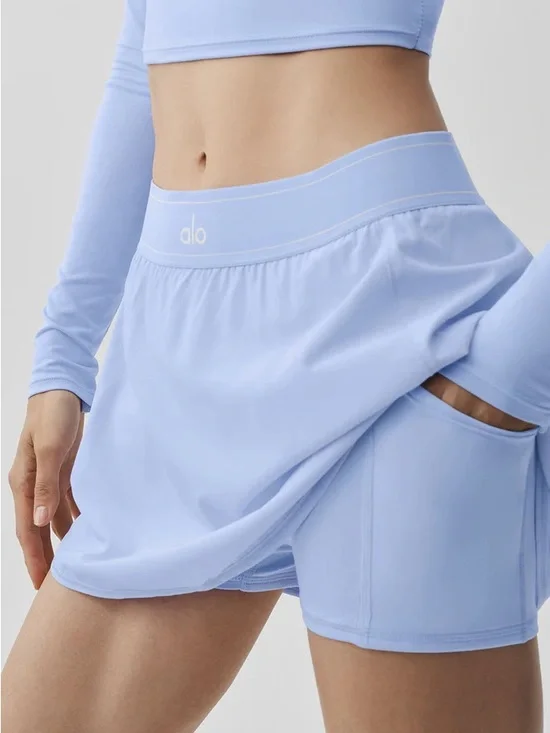 🩵ALO🩵 PROVENCE BLUE Match Point Skirt