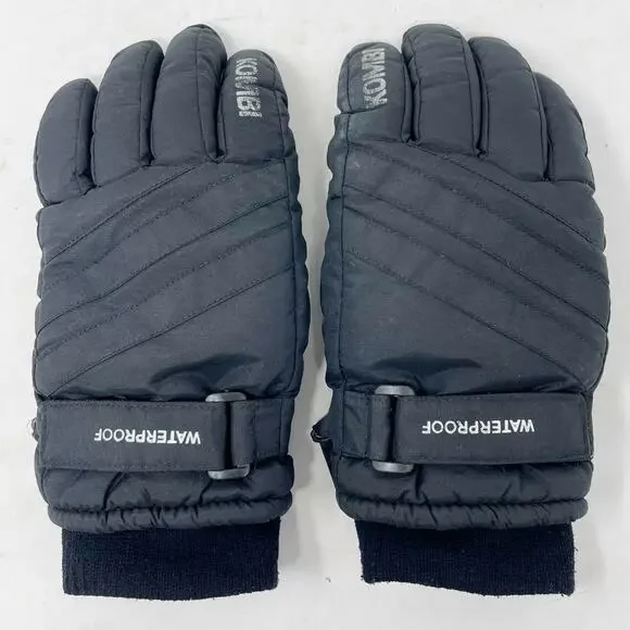 Kombi Black Waterproof Insulated Winter Gloves Ladies M Thinsulate