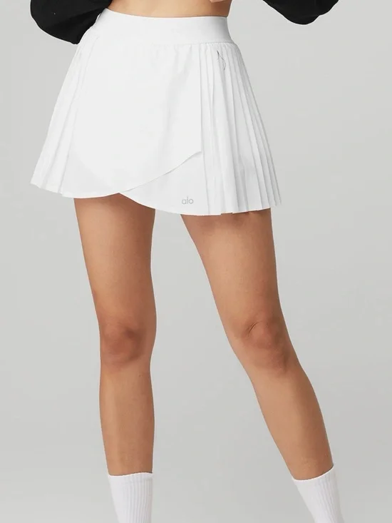 NWT💕 Alo Yoga Aces Tennis Skirt - White Medium