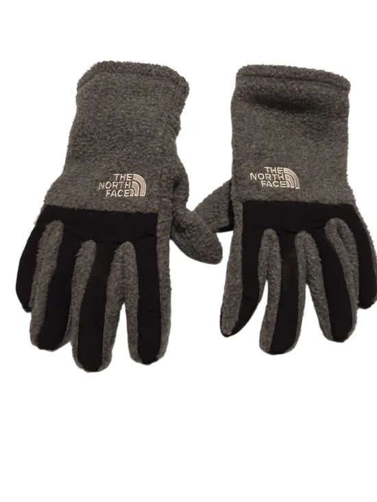 The North Face Youth Gray Fleece Gloves Sz M/M