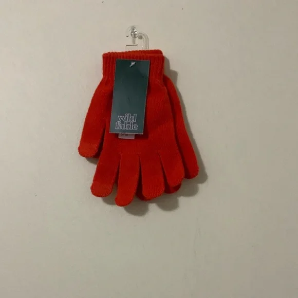 Wild Fable Orange One Size Tech Touch Gloves