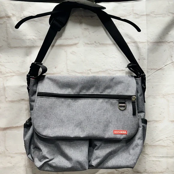 Skip Hop diaper‎ bag gray/black