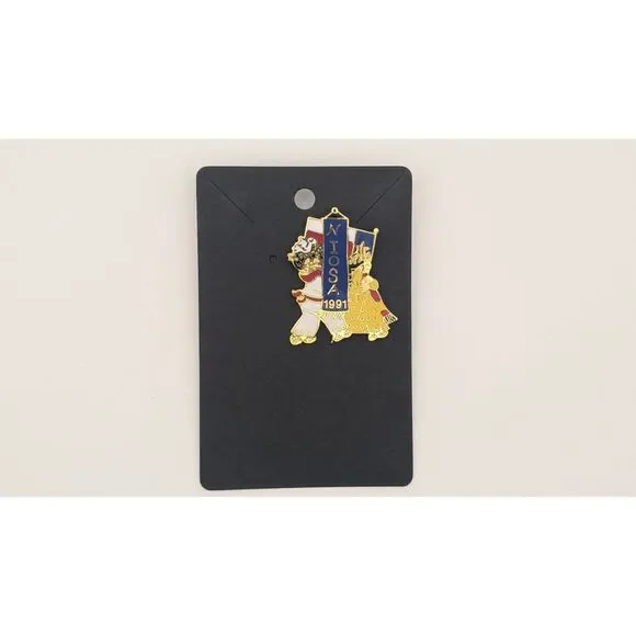 Vintage NIOSA 1991 San Antonio Fiesta Medal Pin
