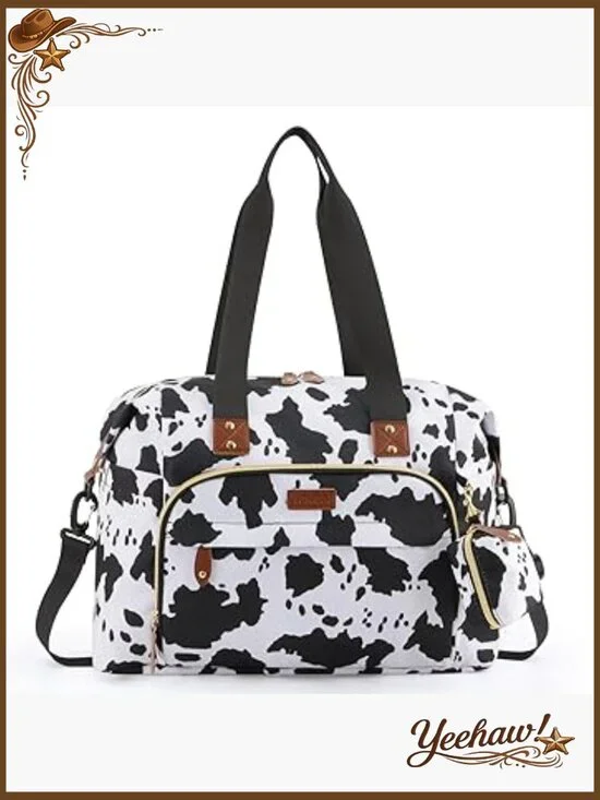 Large Diaper Bag Tote with Pacifier Case, Travel Diaper Caddy for Mom and Dad,