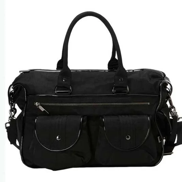 OiOi Multi Zip Pocket Carryall Baby Diaper Bag Large 4 Piece Set