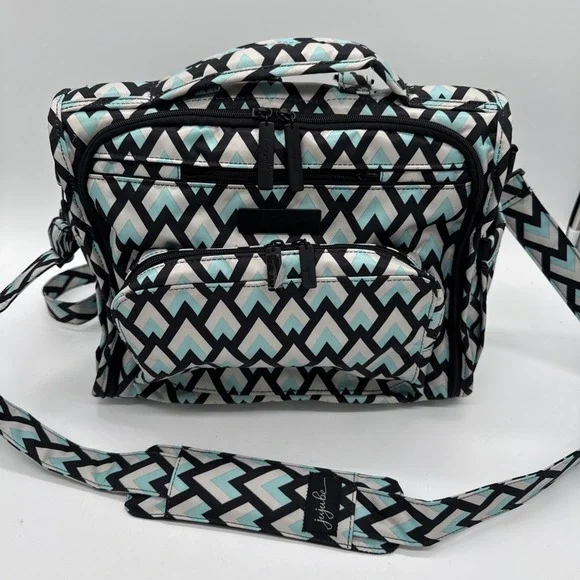 NWT Ju-Ju-Be B.F.F. Backpack Baby Diaper Bag Black Diamond Machine Washable Tote