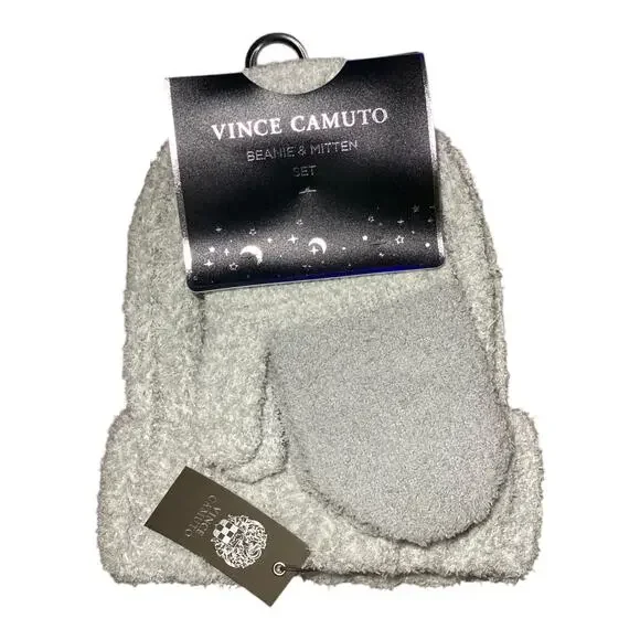 NWT Vince Camuto Beanie and Mitten Set