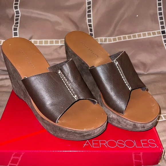 Colin Stuart, Wedges, size 7.5, EUC