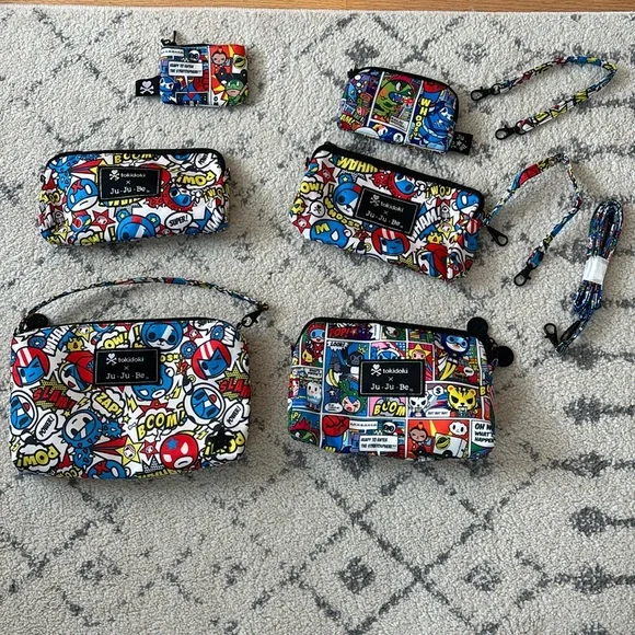 Ju-ju-be x tokidoki Super Toki/Sweet Victory Be Set, Be Quick and Coin Purse