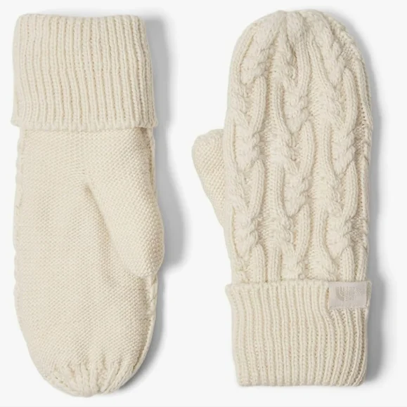 THE NORTH FACE Oh Mega Mitt Gardenia White Mitten Gloves
