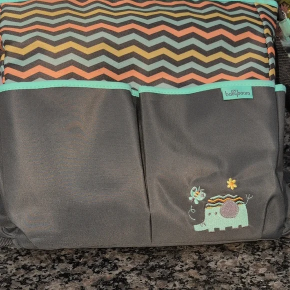 Baby Boom Chevron Baby Bag