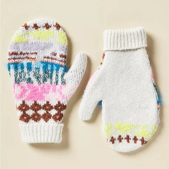 Anthropologie PILCRO KNIT MITTENS Style No. 95277042
