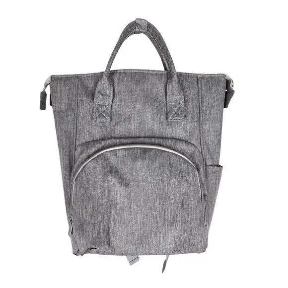 ENFAMIL GREY WONDER BABY BACKPACK – INSULATED BOTTLE STORAGE – DIAPER BAG