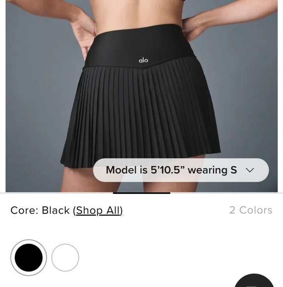 Alo grand slam tennis skirt