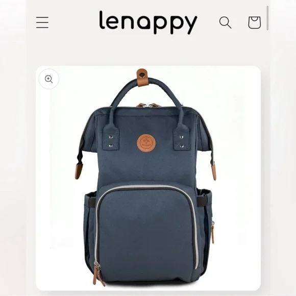 Lenappy the Richie Midnight Blue Diaper Bag.