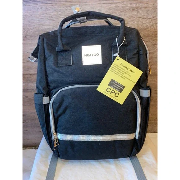 All-in-1 Diper Bag‎ Backpack, Black