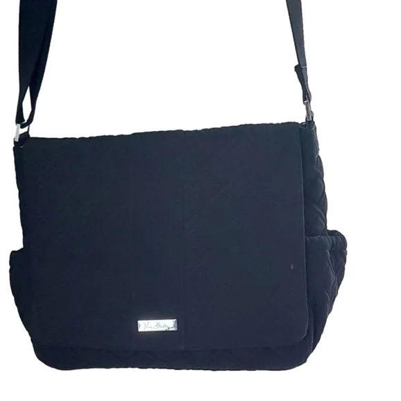 Vera BRADLEY BLACK QUILTED MULTIFUNCTIONAL NWOT BABY‎ DIAPER BAG