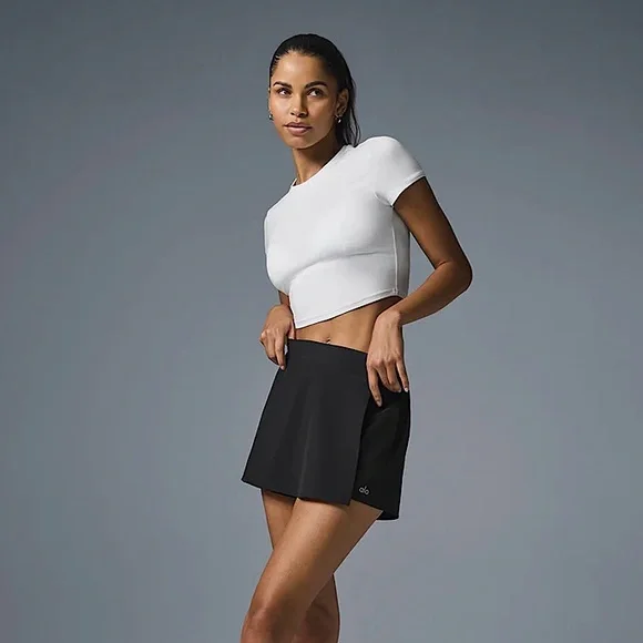 Alo Clubhouse Skort - Black (Size Small)