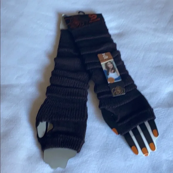 SALE 2/$27 3/$37 Dark Brown Stretchy Arm Warmers