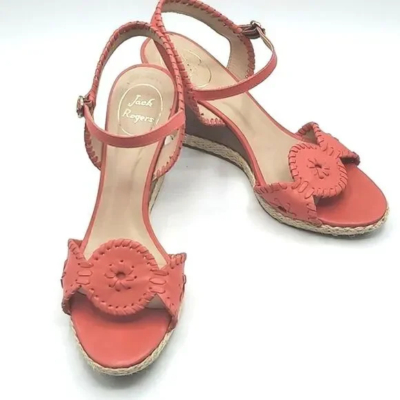Jack Rogers Women's Clare Rope Wedge Sandal