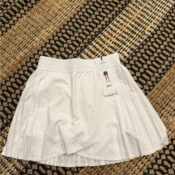 ALO Yoga White Skater Skirt