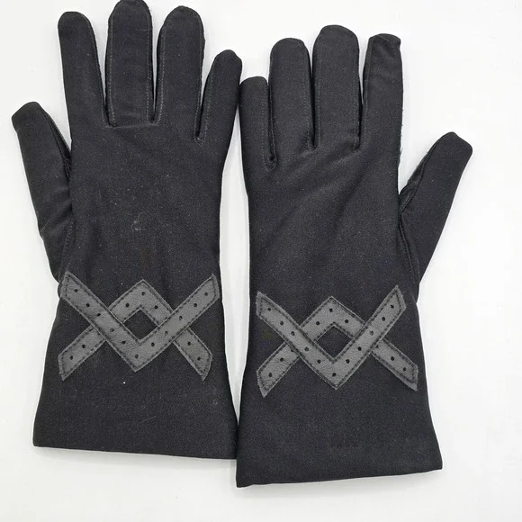 Vtg womens BLACK WINTER GLOVES one size fits most‎ Thinsulate
