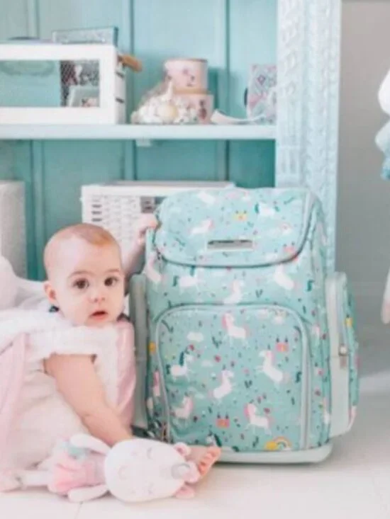RETIRED House of Flynn Unicorn Lima Camera Backpack Diaper Bag