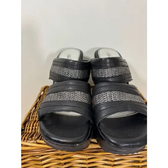 Harley Davidson 4 inch wedge sandals size 6.5