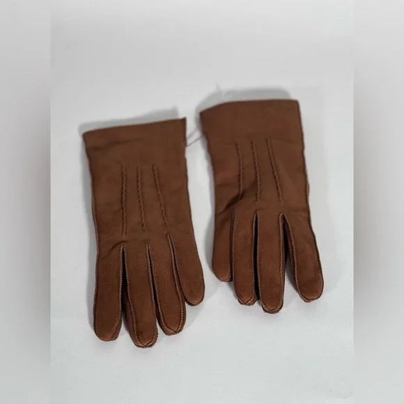 New JCrew Italian suede tech-touch gloves