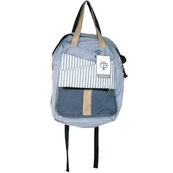 BB Well Diaper Bag Backpack with PEVA Waterproof Changing Pad Spacious Pockets