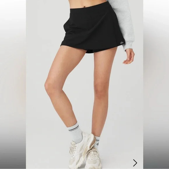 ALO Yoga Black Mini Skort