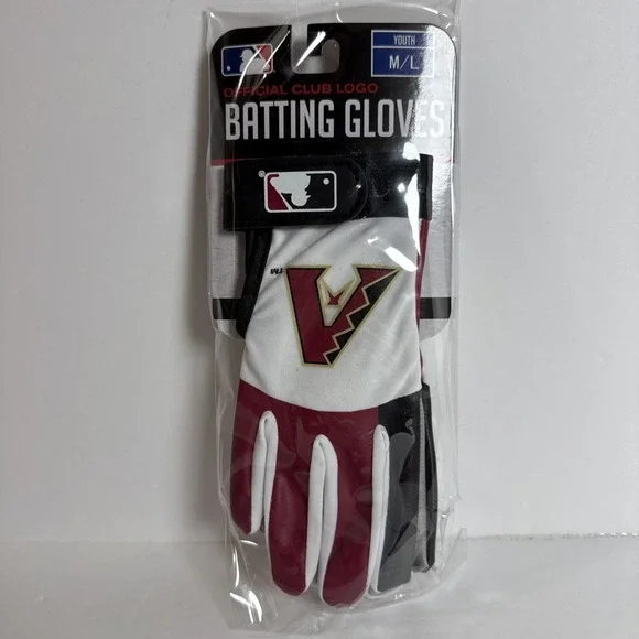 Batting Gloves Franklin Youth‎ Size M/L Red & Black