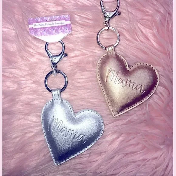 Mama Heart Handbag Charm/KeyChain