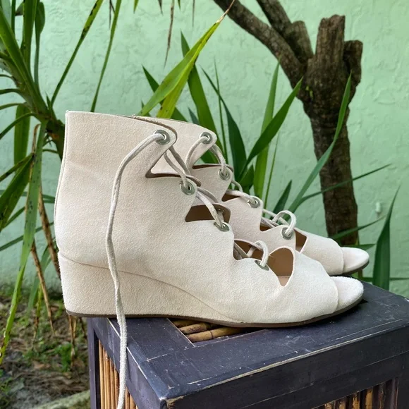 J Crew Nude Low Wedge