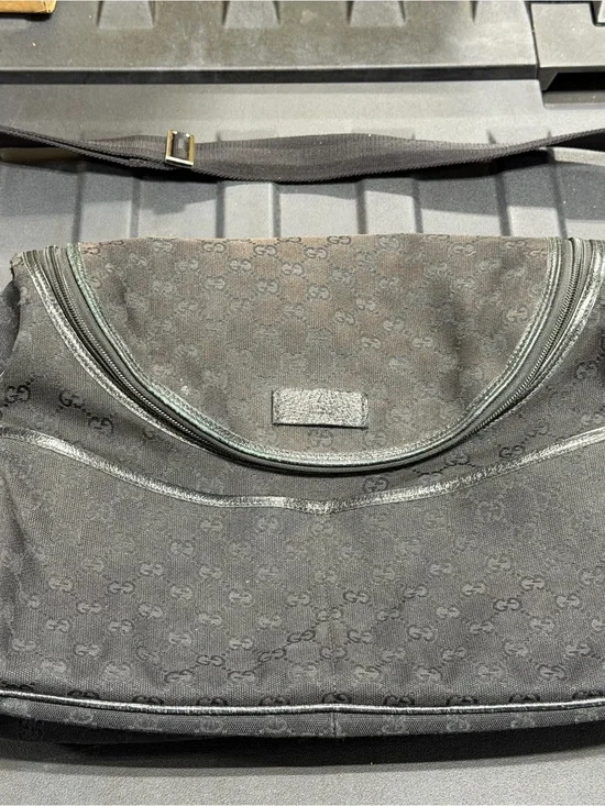 Gucci Black Monogram Baby Bag