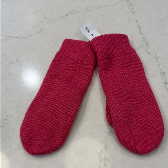 Aritzia‎ Sunday Best NWT Pink Knit Mittens