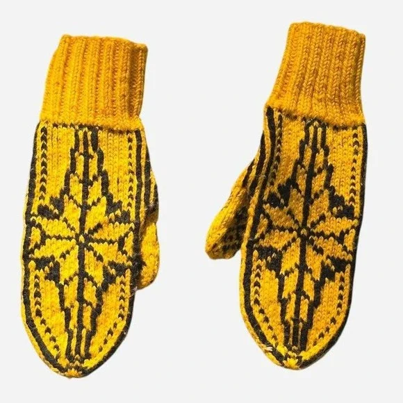 Vintage knit gloves (acc2)