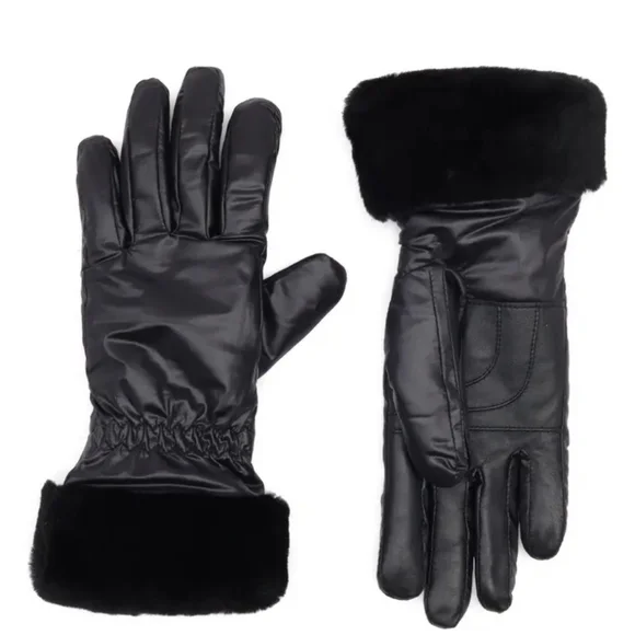 UGG Fontanne Smart Genuine Shearling Trim Gloves